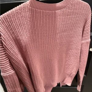 Pink Rose Women's Sweater - Soft Mauve